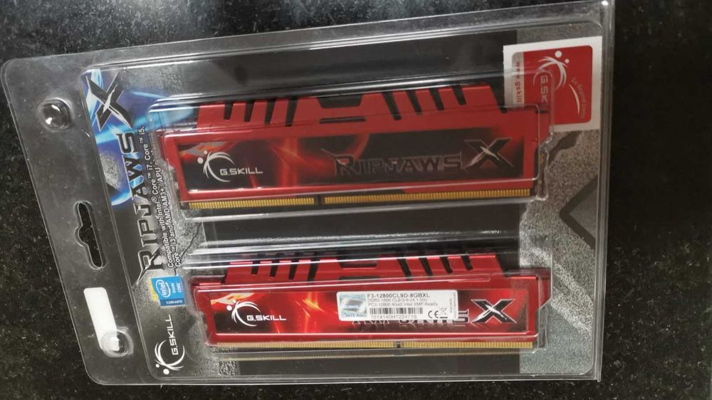 Vendo conjuntos RAM G.SKILL Ripjaws X DDR3-1600MHz 2x4GB 8GB