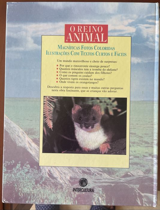 2 livros da coleção "O Reino Animal"