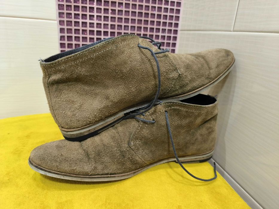 Botas Soft Grey em Pele N42