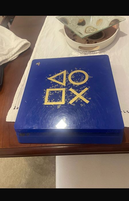 Ps4 slim edição limitada Days of play blue