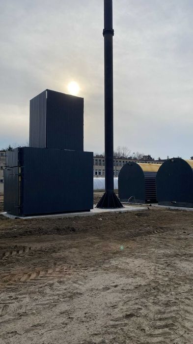 Kocioł na słomę biomasę 1000kw