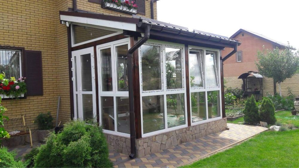 Металопластиковые окна для террас, балконы под ключ, недорого гарантия