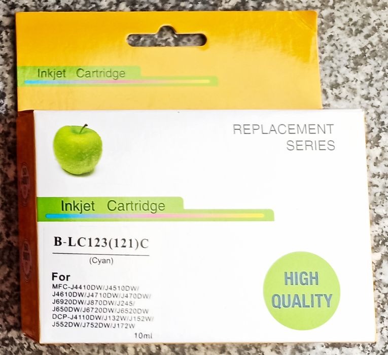 Pack de 8 tinteiros compatíveis LC-123