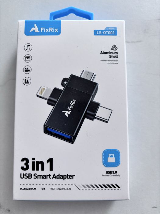 USB 3.0 Adapter FixRix 3 w 1