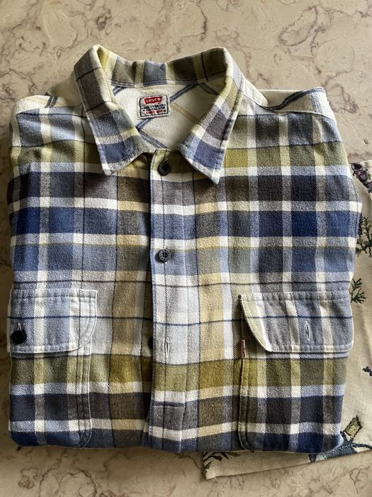 Camisa de manga cumprida aos quadrados de flanela Lewis