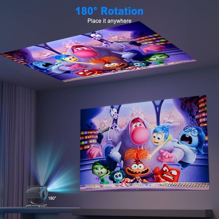 Міні-проектор R2 ,4K-проектор з поворотом на 180