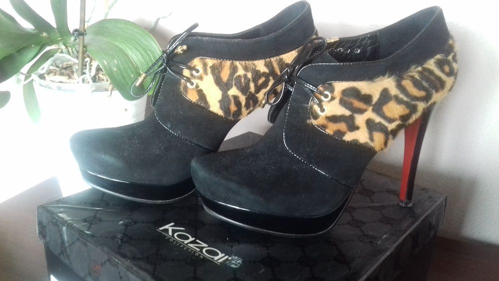 Kazar buty wysoki obcas.