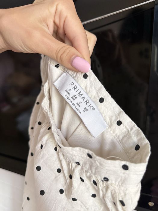 юбка балон в горох primark , zara