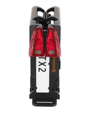 Bagażnik rowerowy na hak PREMIUM SPINDER TX2 LED składany