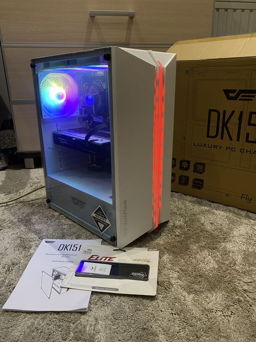 Pc i5-7500 3.4GHz, RX 570 8GB, 16GB RAM, SSD M.2,730W 87gold LED Intel