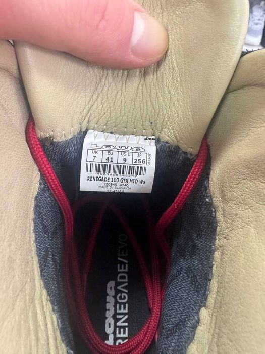 ОРИГІНАЛ 100% Кросівки Черевики Lowa RENEGADE 100 GTX MID WS 41