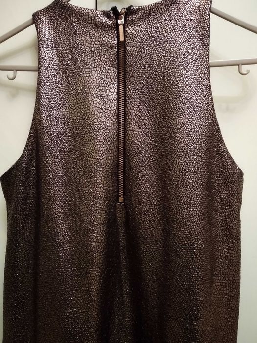 Сукня золота з блиском платье золотое с блеском нарядное XS/XXS