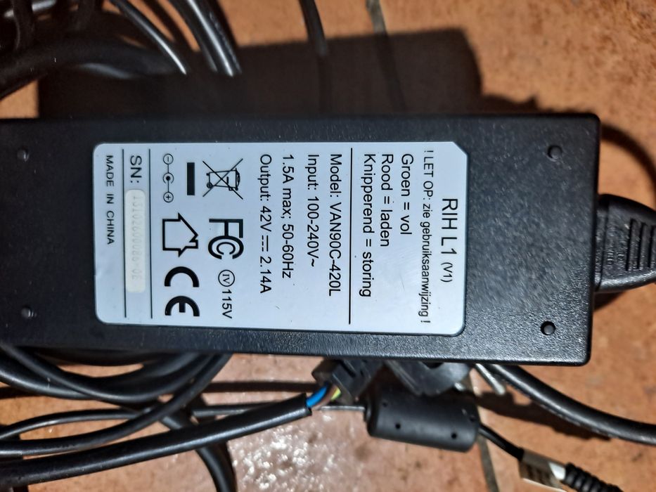 Pakiet ładowarek do rowerow elektrycznych