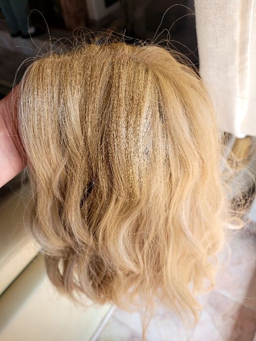 Peruka blond fale premium