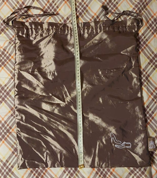 Worek na buty elegancki kolor złoty