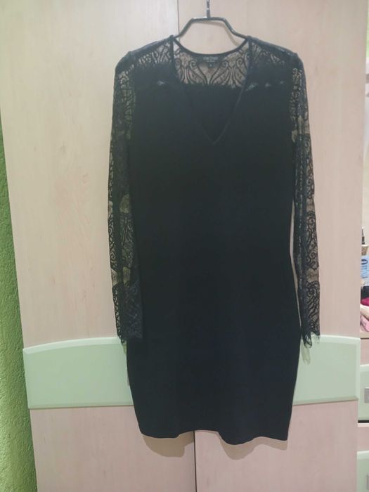 Сукня міні трикотажна чорна