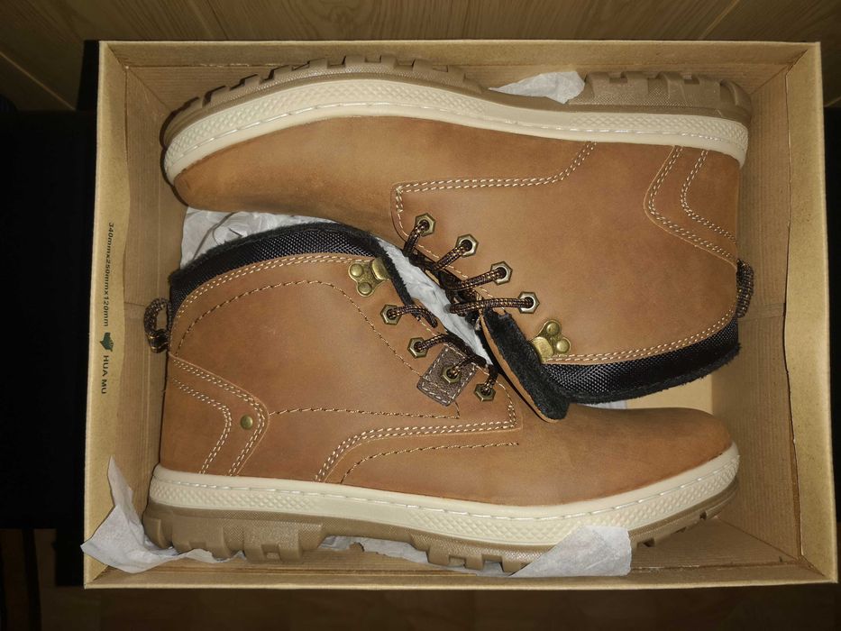 Buty skórzane zimowe 46 Highland Creek Deichmann