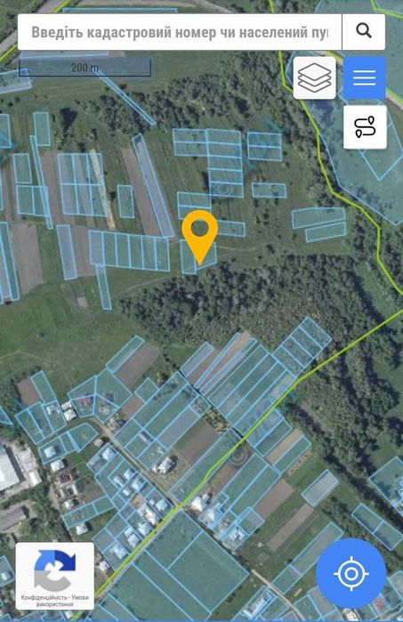 Земельна ділянка для будівництва 0,22 га