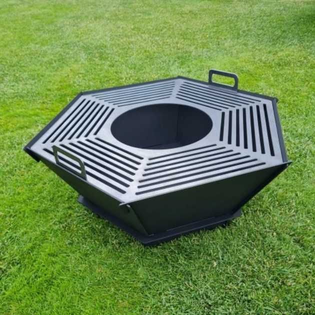 Palenisko ogrodowe średnica 75cm blacha stalowa 3mm stal + ruszt