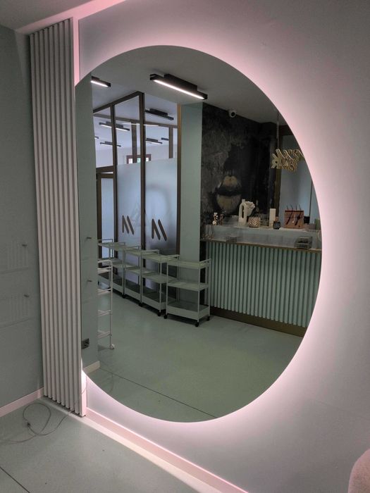Lustro okrągłe 220cm z podświetleniem