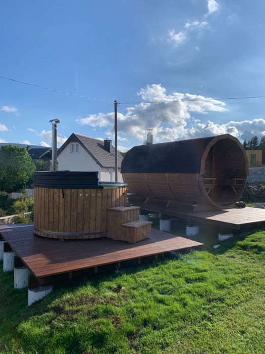 Domek w górach z basenem domki jacuzzi sauna widok na góry