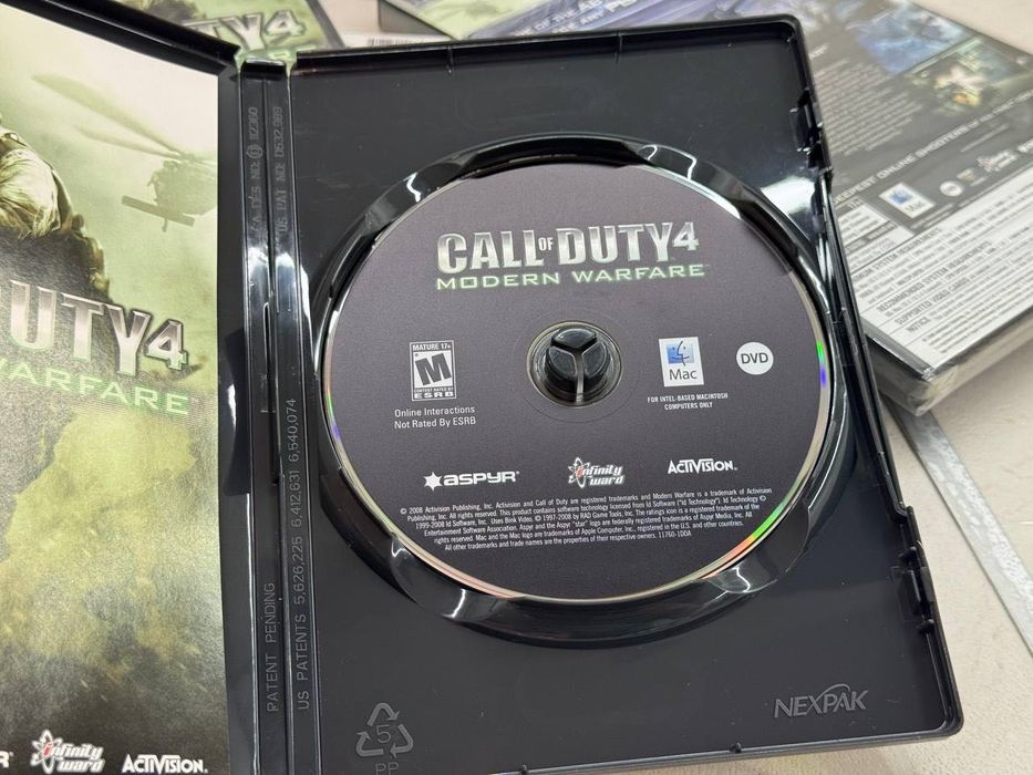 Нові диски Call Of Duty 4 Modern Warfare запаковані з 2007 року!