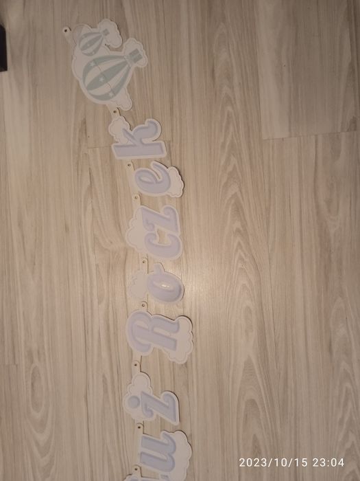 Napis Mam już roczek, możliwa wysyłka