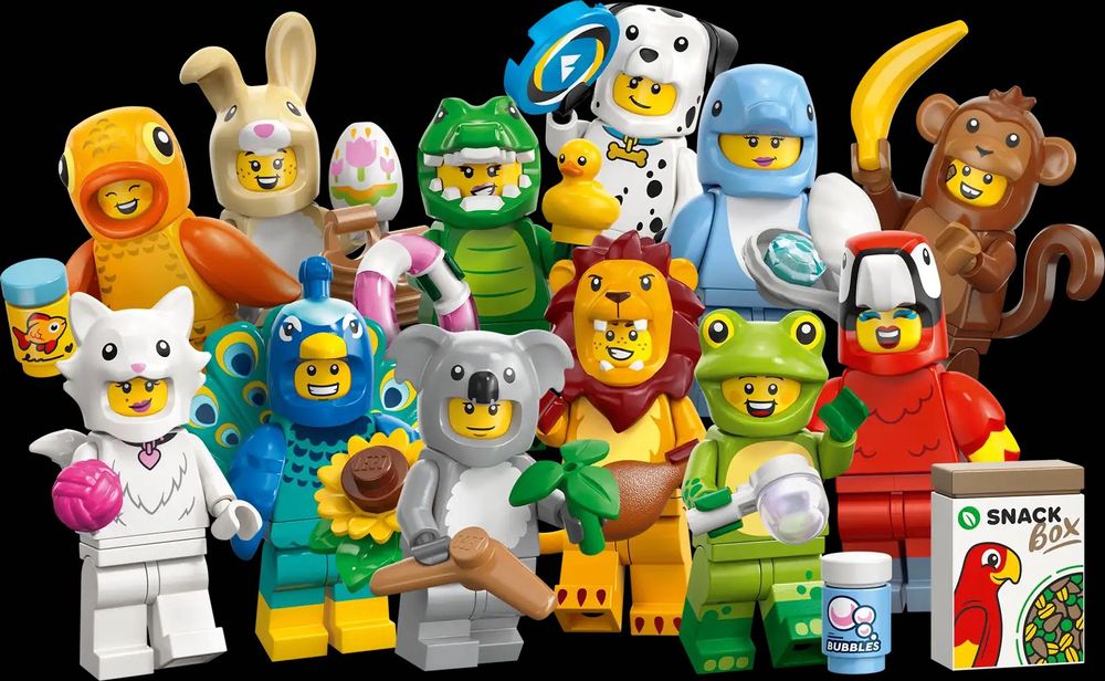 LEGO Minifigures – Série Animais 28 (#71051) Coleção Completa Novos!