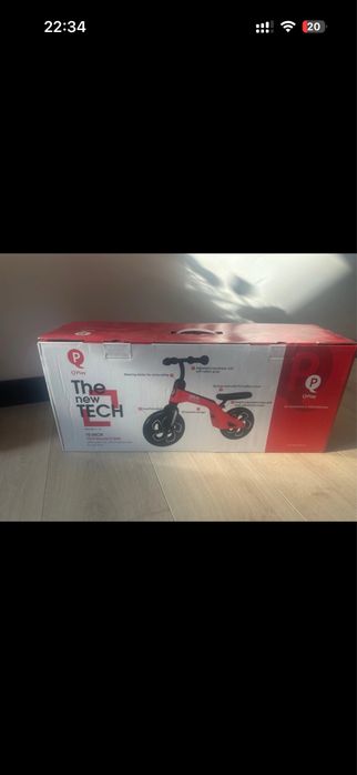 Rowerek biegowy Qplay Tech Bike - super stan