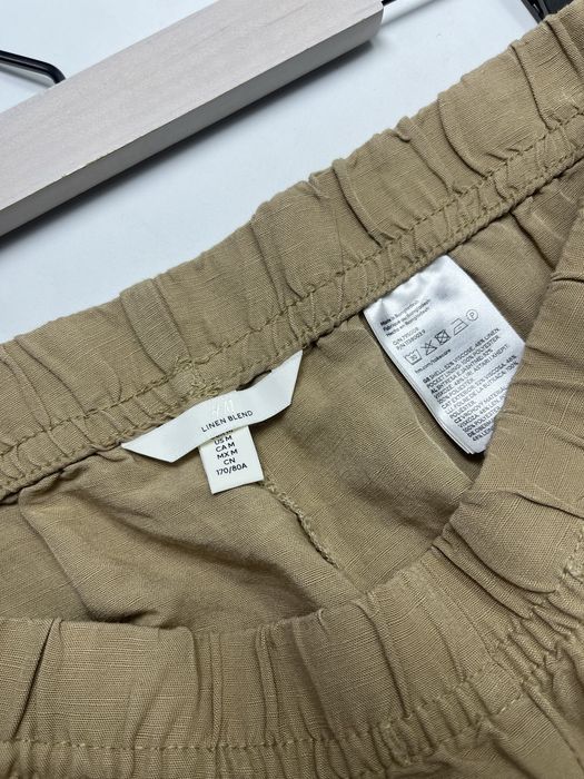 Лляні штани H&M льон брюки