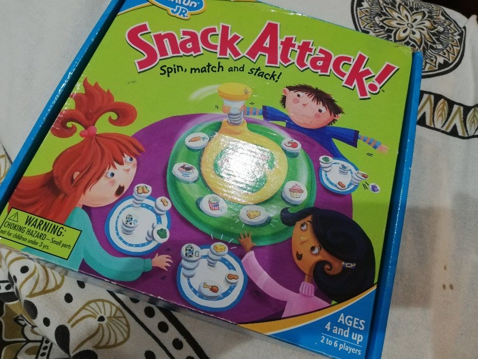 JOGO Divertido - Snack AttacK . Dos 4 aos 99 anos