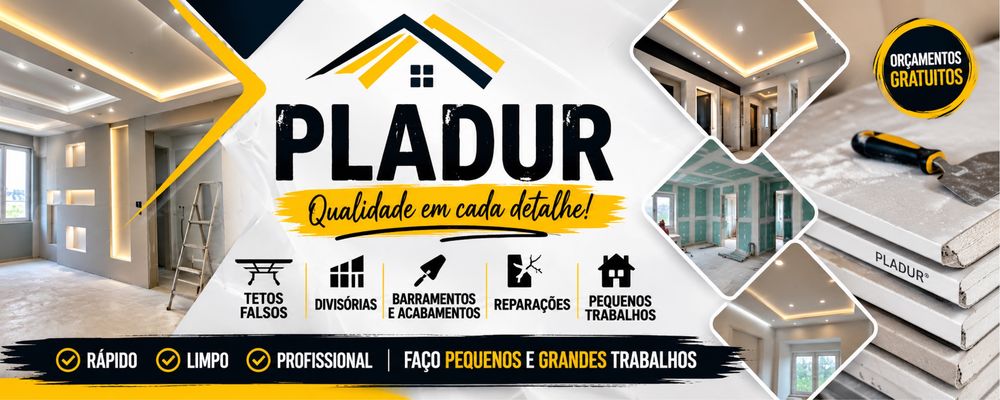 Pladur, teto falso