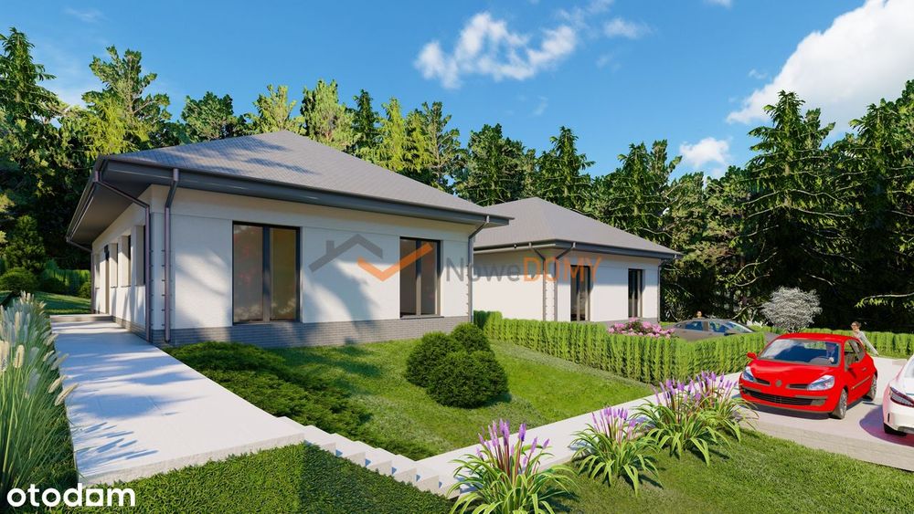 PARTEROWY Dom PRZY LESIE w Buku 88 m2 0% prow.