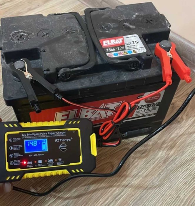 Универсальное зарядное устройство для аккумуляторов 12V, мото и авто