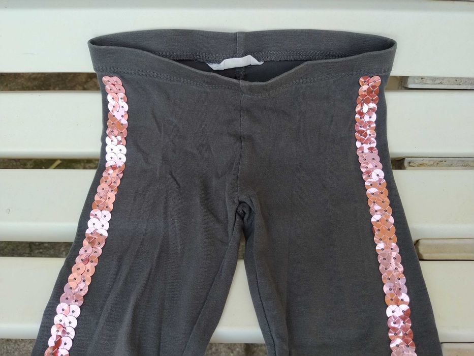 Calças de menina com brilhantes - C & A - 18 - 24 meses - 92 cm