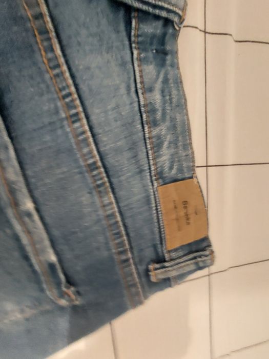 Calções ganga bershka