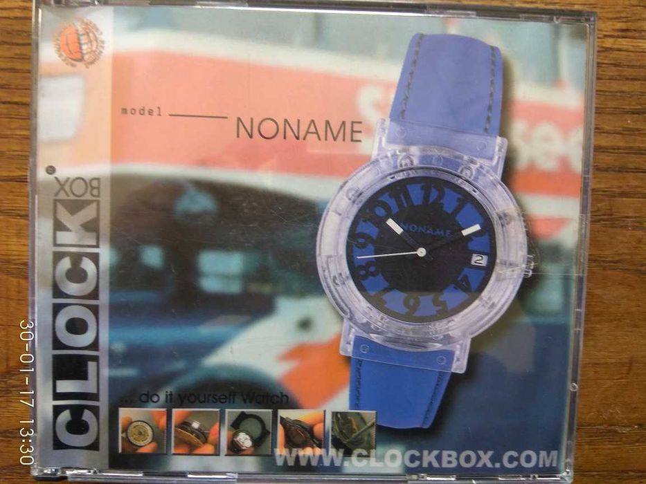 Relógio tipo swatch para montar. Já só há 8 modelos  8 modelos.