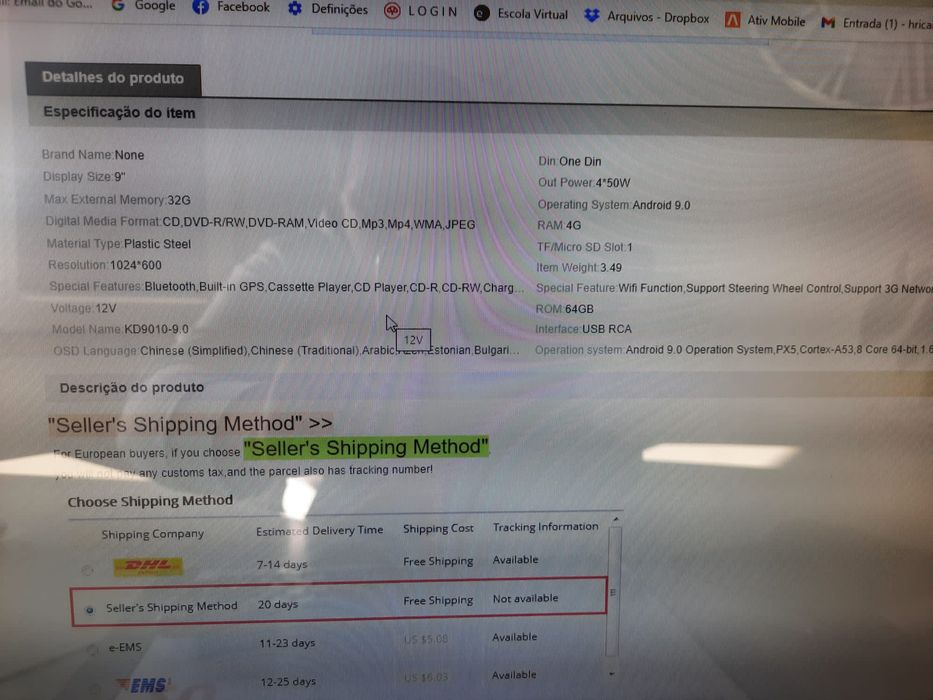 Rádio Android Opel Astra K 2015 a 2019