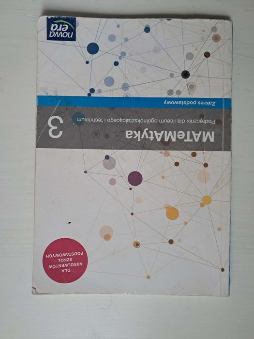 Matematyka 3, zakres podstawowy