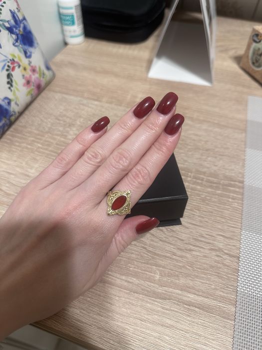 Каблучка з жовтого золота 585 проби