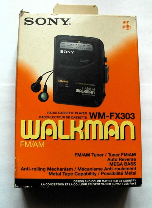 Касетний плеєр Sony Walkman WM-FX303 (неробочий, під реставрацію)