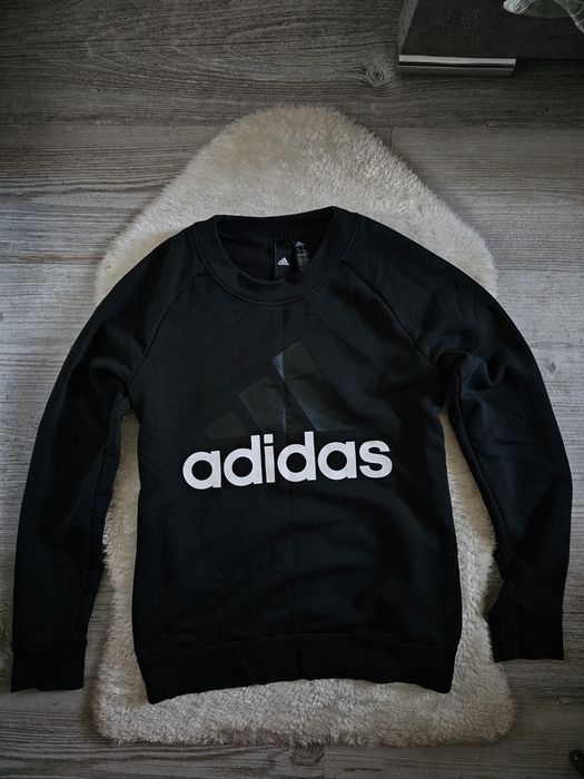 Bluza adidas tozmiar S Czarna Logo Bluza Crewneck Adidas