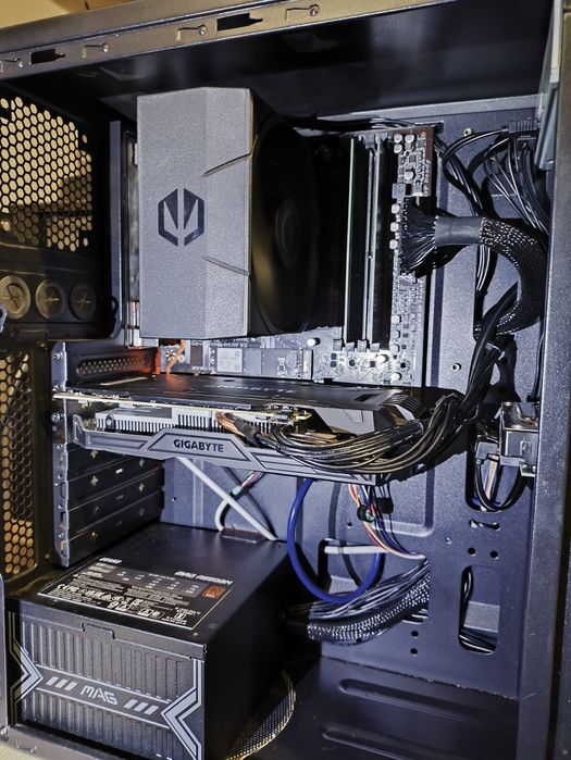 Komputer AMD Ryzen 5 + GTX 1060 + 16GB RAM + 2 Dyski  tani do gier