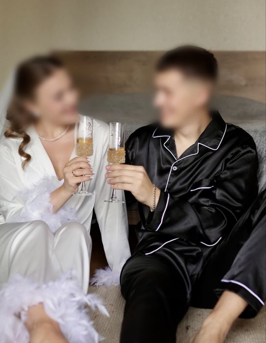 Піжама чоловіча атласна