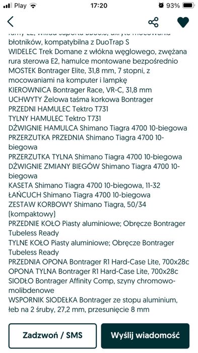 Trek Domane ALR 4 szosa 54 cm