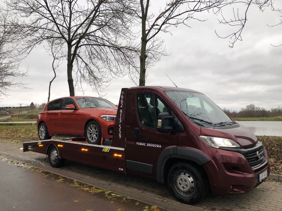 Tani transport laweta pomoc drogowa holowanie autolaweta wynajem kat B