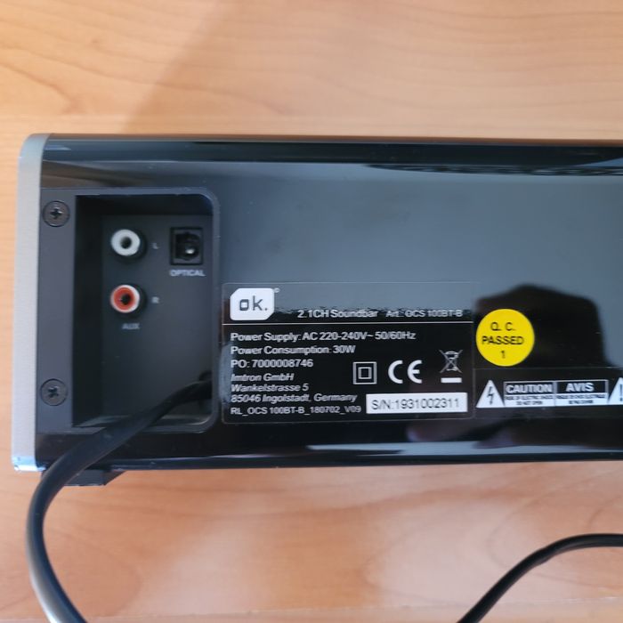 Soundbar Ok 2.1 CH