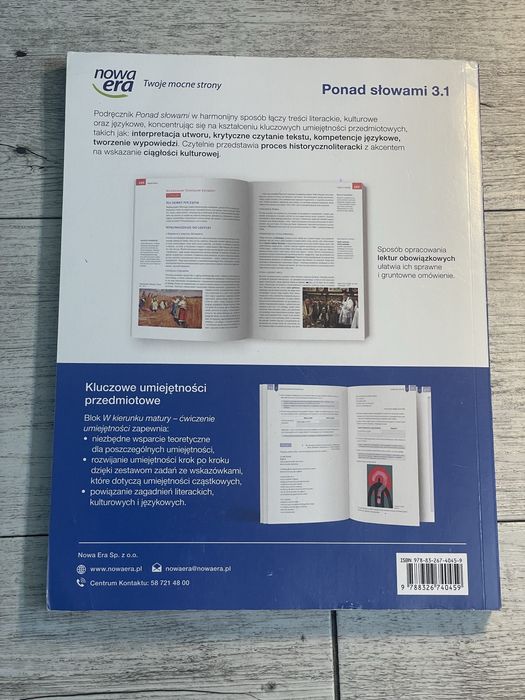 Ponad słowami 3 cz.1 Podrecznik+Maturalne karty pracy
