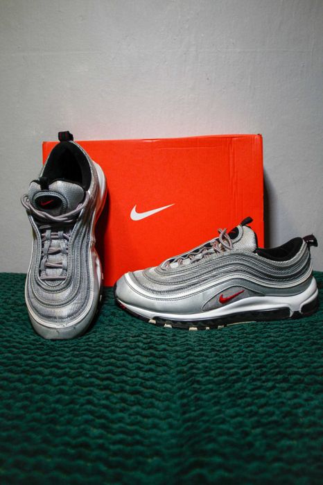 Nike Air Max 97 OG Metallic Silver/ University Red-Black