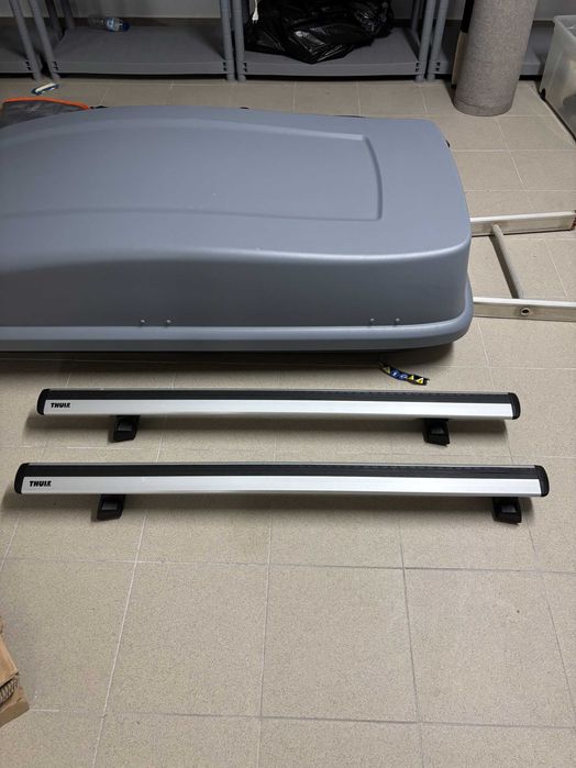 420L Thule Halfords Caixa De Tejadilho & Barras